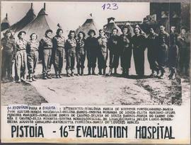 Corpo de enfermeiras da FEB designadas ao 16th Evacuation Hospital em Pistoia